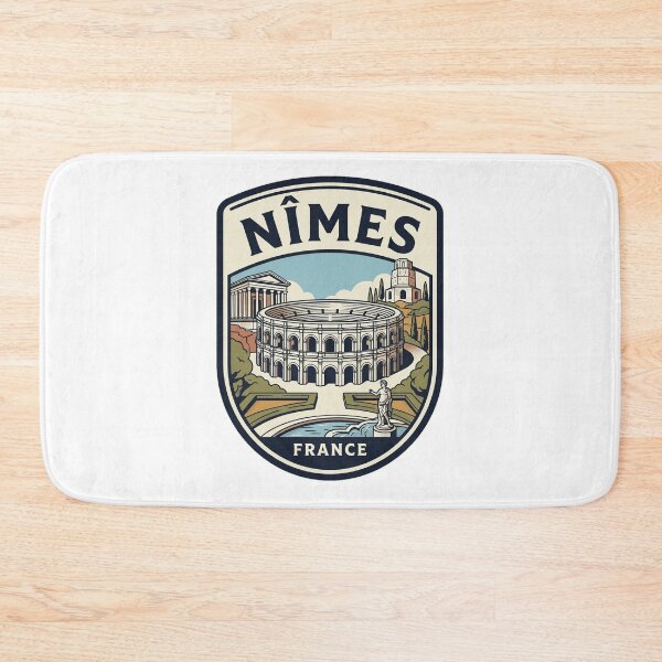 Item preview, Vintage Nimes France Roman Arena Travel Badge designed and sold by k3rstman1.