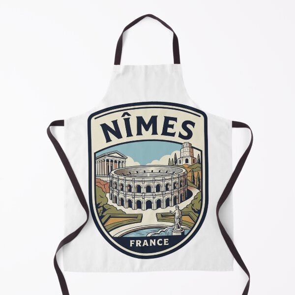 Item preview, Vintage Nimes France Roman Arena Travel Badge designed and sold by k3rstman1.