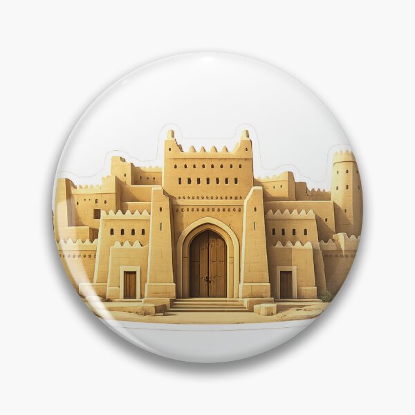 Item preview, At-Turaif Diriyah Saudi Arabia | Najdi Heritage Architecture Landmark designed and sold by DesertInkArt.