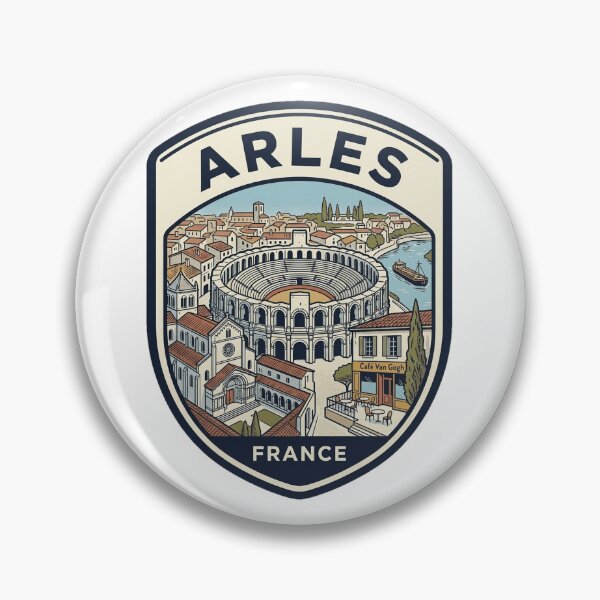 Item preview, Arles France Vintage Travel Emblem designed and sold by k3rstman1.