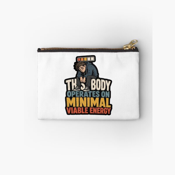 Item preview, The Body Operates On Minimal Viable Energy Gamer Humor designed and sold by ColeLaniTrading.