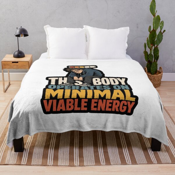 Item preview, The Body Operates On Minimal Viable Energy Gamer Humor designed and sold by ColeLaniTrading.