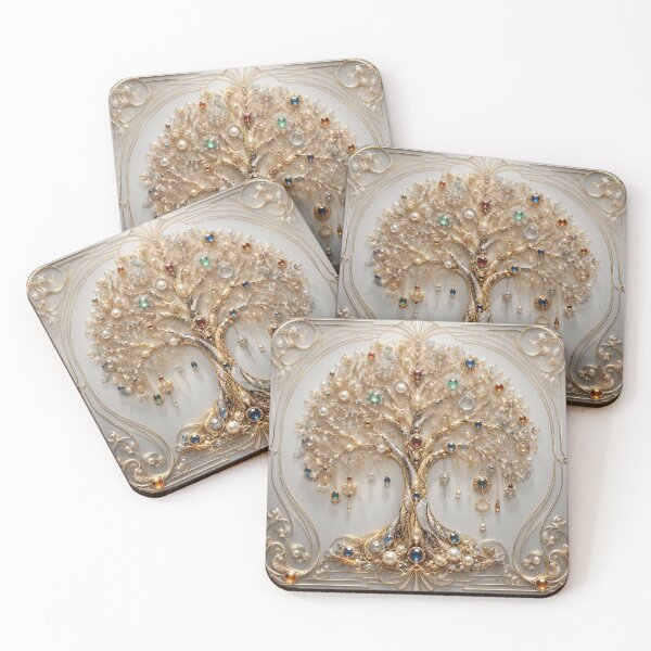 Item preview, Luxury Jewelry Tree of Life​ in Art Nouveau Style designed and sold by Adisak-designs.