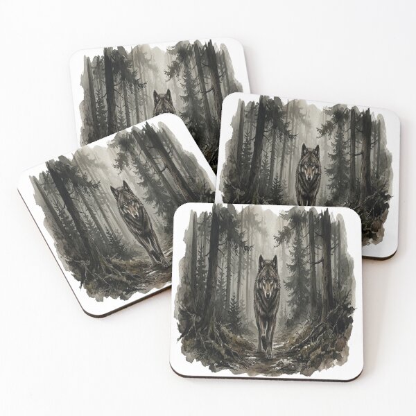 Item preview, wolf designed and sold by HACHI-SHOP.
