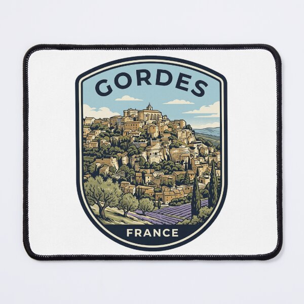 Item preview, Gordes France Vintage Hilltop Village Travel Badge designed and sold by k3rstman1.