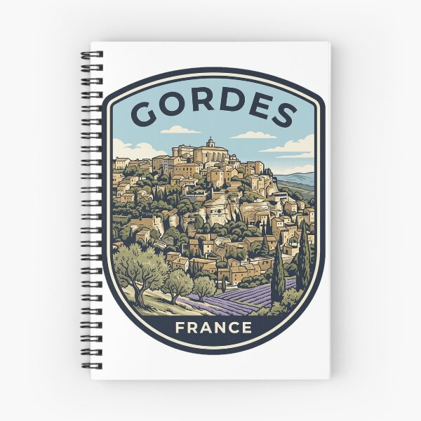 Item preview, Gordes France Vintage Hilltop Village Travel Badge designed and sold by k3rstman1.