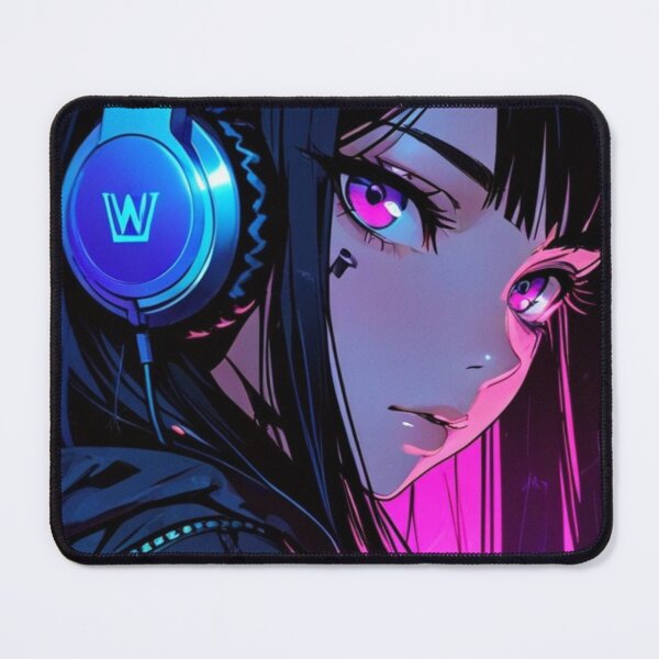 Item preview, Cyber Neon Girl | Anime Streetwear Illustration designed and sold by AnimDream .