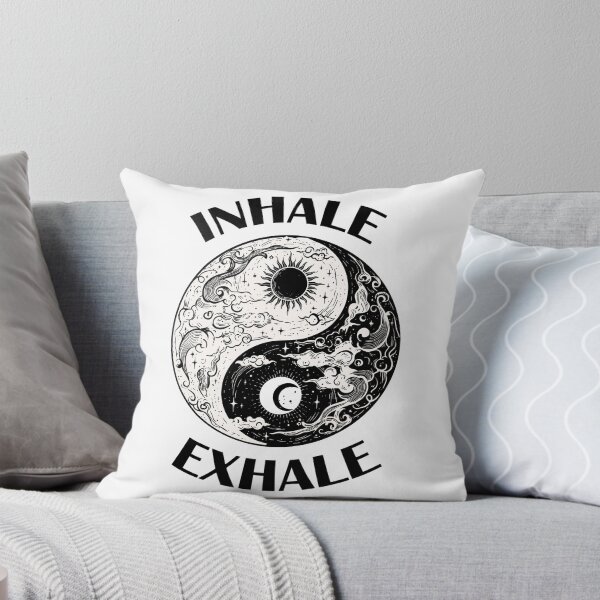 Item preview, Inhale Exhale Yin Yang - Celestial Sun and Moon Mindfulness designed and sold by Shopeon Designs.