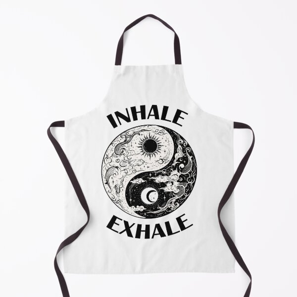 Item preview, Inhale Exhale Yin Yang - Celestial Sun and Moon Mindfulness designed and sold by Shopeon Designs.