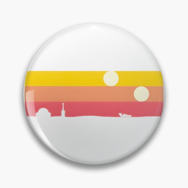 Item preview, Tatooine Binary Sunset Star Wars Minimalist designed and sold by louisevickie.