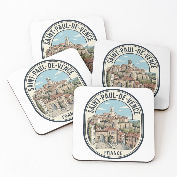 Item preview, Saint Paul de Vence France Vintage Travel Emblem designed and sold by k3rstman1.