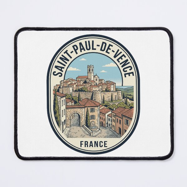 Item preview, Saint Paul de Vence France Vintage Travel Emblem designed and sold by k3rstman1.