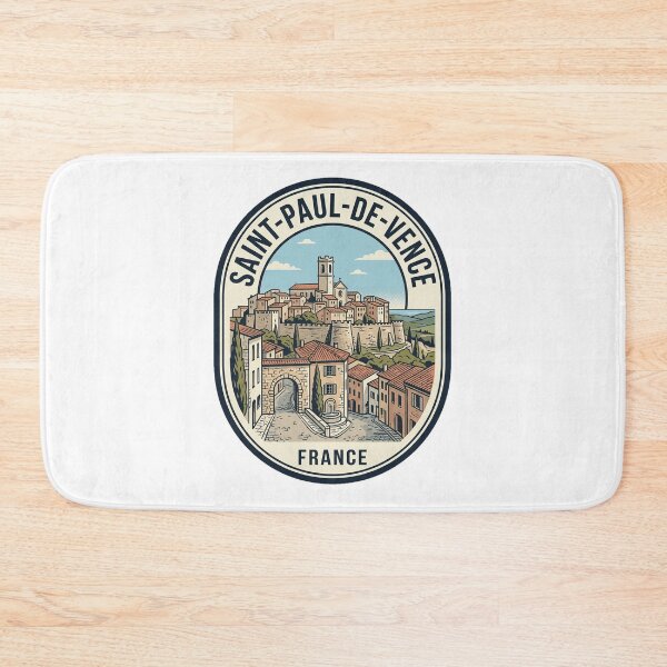 Item preview, Saint Paul de Vence France Vintage Travel Emblem designed and sold by k3rstman1.