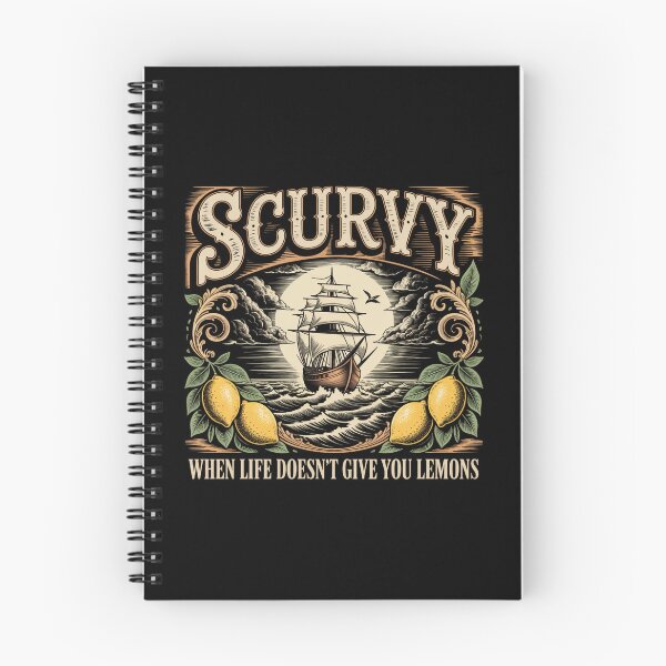 Item preview, Scurvy When Life Doesn’t Give You Lemons Pirate Funny designed and sold by ZACK ART.