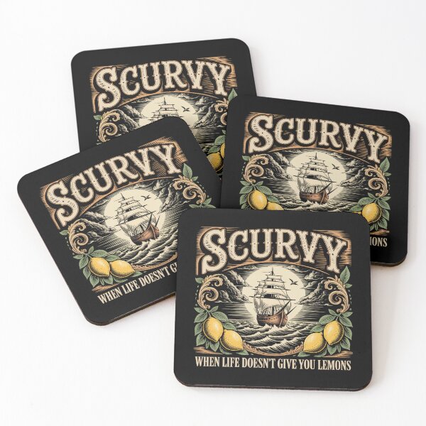 Item preview, Scurvy When Life Doesn’t Give You Lemons Pirate Funny designed and sold by ZACK ART.