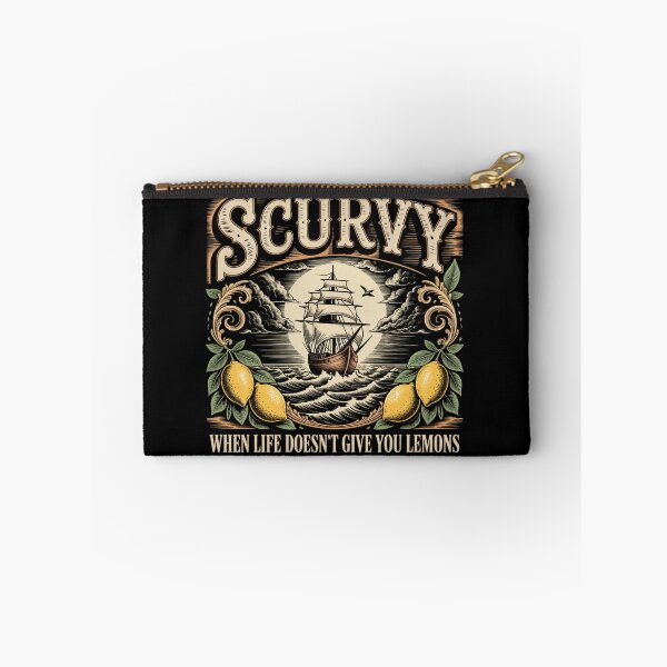 Item preview, Scurvy When Life Doesn’t Give You Lemons Pirate Funny designed and sold by ZACK ART.