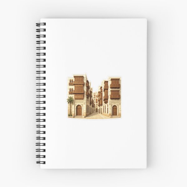 Item preview, Historic Jeddah Al-Balad Saudi Arabia | Hijazi Heritage Architecture designed and sold by DesertInkArt.