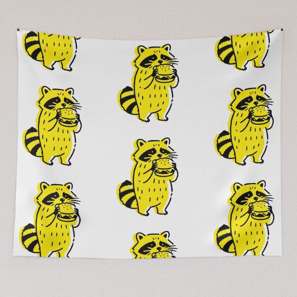 Item preview, Racoon Eating a Burger designed and sold by ktthegreat.