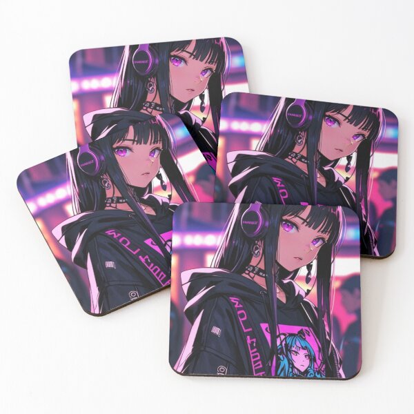 Item preview, Anime Gamer Girl | Neon Headphones Art designed and sold by AnimDream .