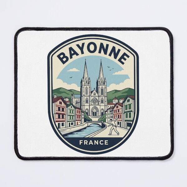 Item preview, Bayonne France Vintage Basque Country Travel Badge designed and sold by k3rstman1.