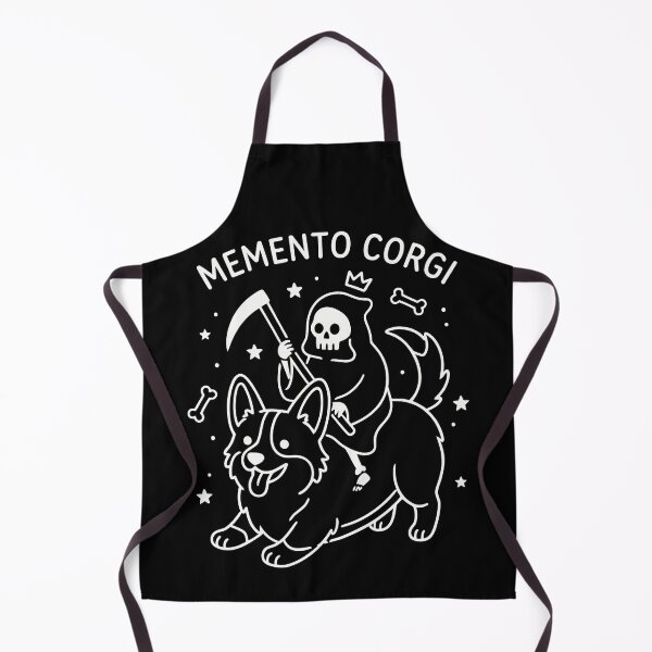 Item preview, Memento Corgi Grim Reaper Riding Corgi Cute Spooky Art designed and sold by Amir Faysal.