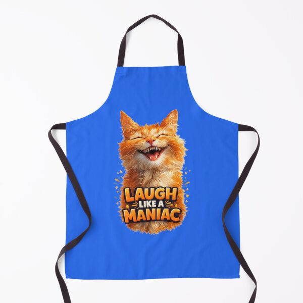 Item preview, Laugh Like a Maniac Funny Orange Cat Shirt designed and sold by IMOBILYARI VibeCore.