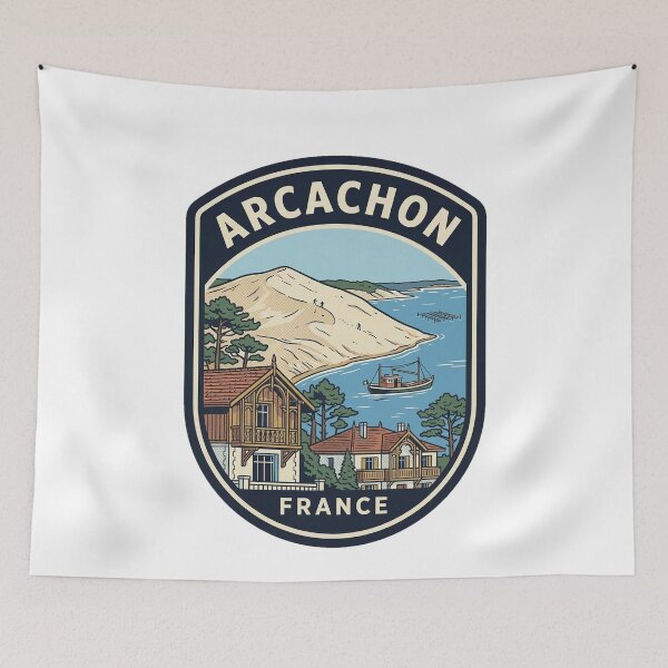 Item preview, Arcachon France Dune of Pilat Vintage Travel designed and sold by k3rstman1.