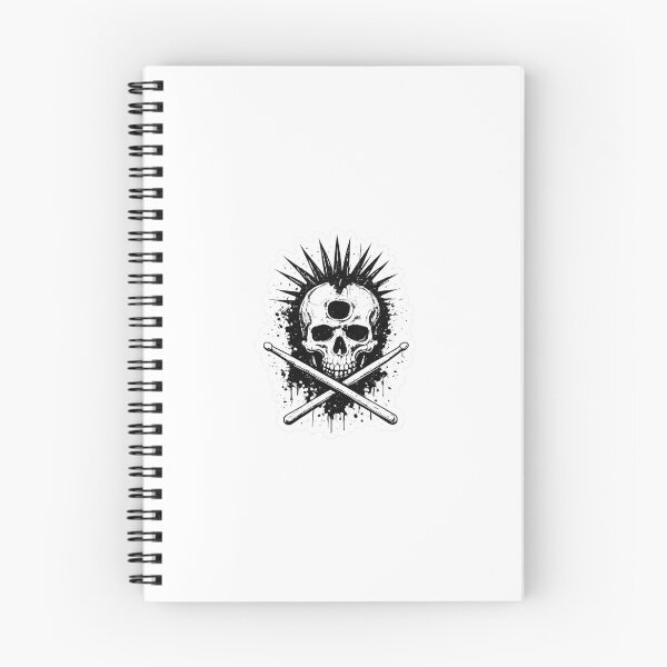 Item preview, Warriors in Waiting Punk Is Dead Jolly Roger w Skull n Drum Stick Crossbones designed and sold by San Jaya Prime.
