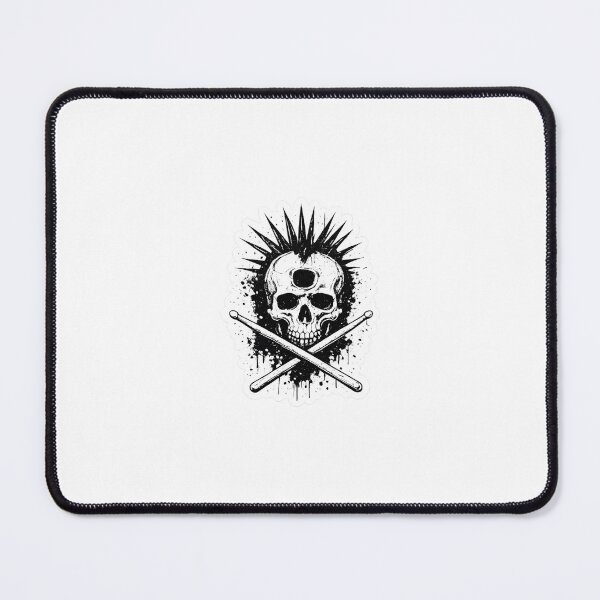 Item preview, Warriors in Waiting Punk Is Dead Jolly Roger w Skull n Drum Stick Crossbones designed and sold by San Jaya Prime.