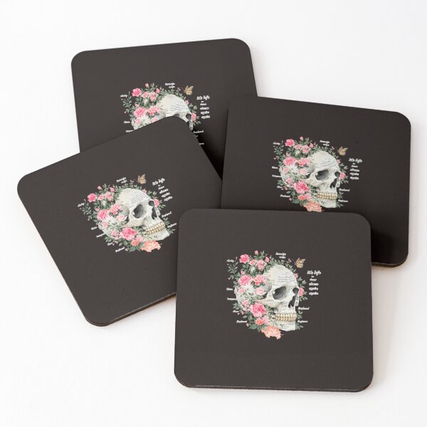 Item preview, Dark Bloom – Gothic Floral Skull designed and sold by danadino3.