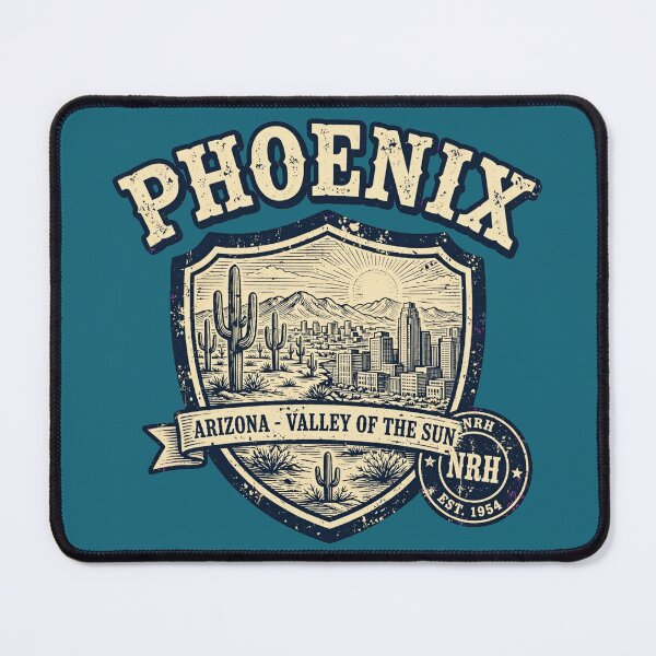 Item preview, Phoenix Arizona Valley of the Sun retro plaque designed and sold by Normandy Road Heritage.