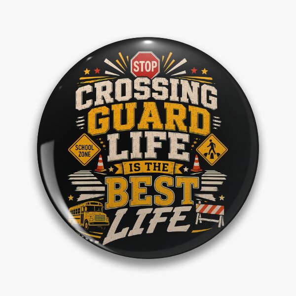 Item preview, Vintage Crossing Guard Life Back To School designed and sold by PrintivoraHub.
