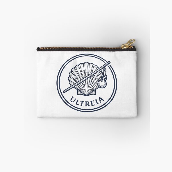 Item preview, Camino de Santiago Ultreia Vintage Pilgrim Badge Scallop Shell Staff Way of St James Buen Camino designed and sold by The Junto Shop.