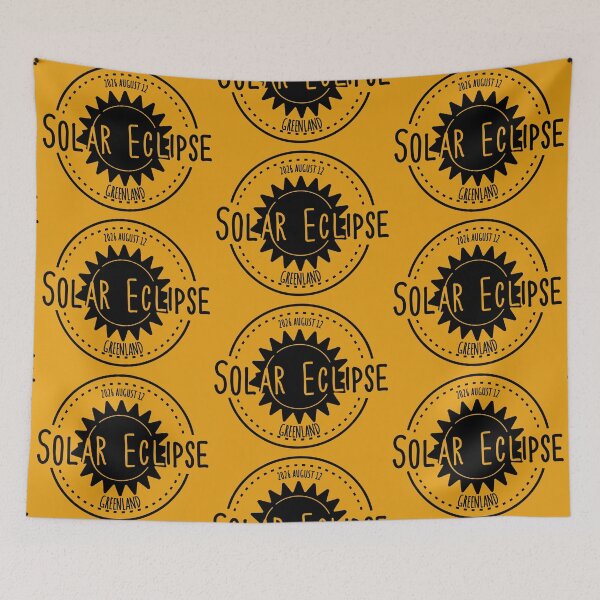 Item preview, Greenland 2026 august 12 Solar Eclipse design designed and sold by EmeraldeaArt.