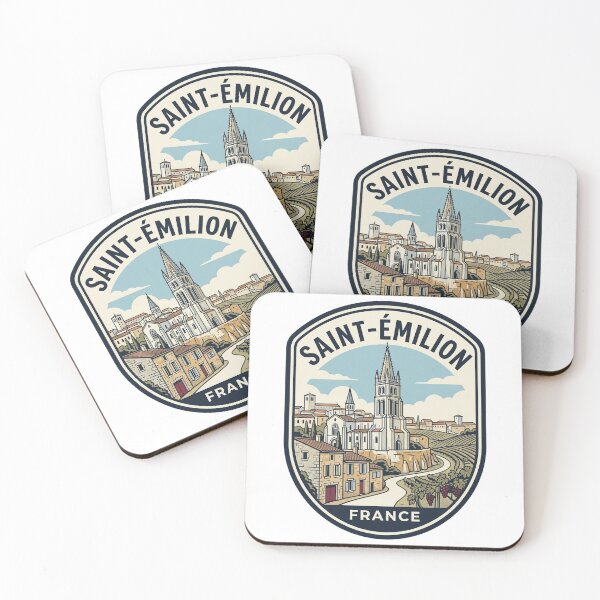 Item preview, Saint Emilion France Vintage Travel Vineyard Badge designed and sold by k3rstman1.
