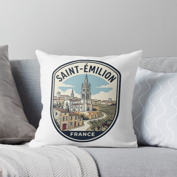 Item preview, Saint Emilion France Vintage Travel Vineyard Badge designed and sold by k3rstman1.