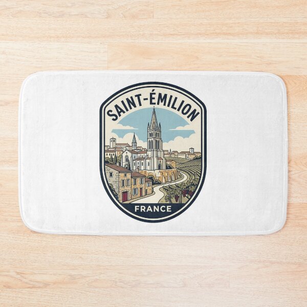 Item preview, Saint Emilion France Vintage Travel Vineyard Badge designed and sold by k3rstman1.