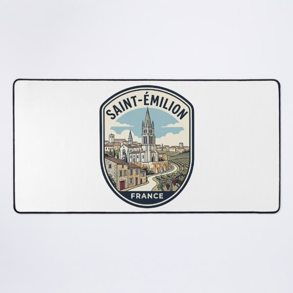 Item preview, Saint Emilion France Vintage Travel Vineyard Badge designed and sold by k3rstman1.