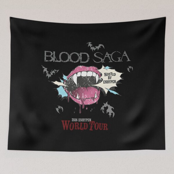 Item preview, ENHYPEN Blood Saga World Tour designed and sold by EdificatTTArt.