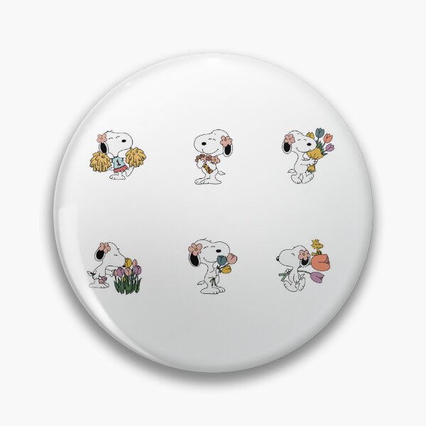 Item preview, Flower snoopy designed and sold by Katyslittlestickershop.