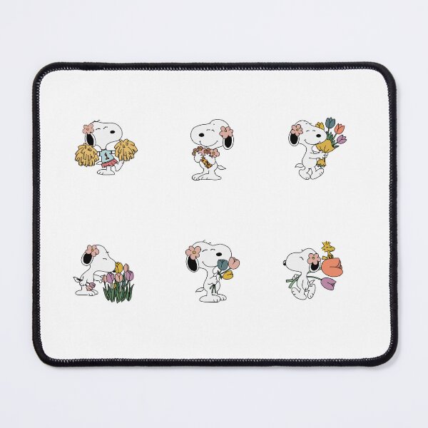 Item preview, Flower snoopy designed and sold by Katyslittlestickershop.