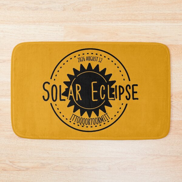 Item preview, Ittoqqortoormiit  Greenland 2026 august 12 Solar Eclipse design designed and sold by EmeraldeaArt.