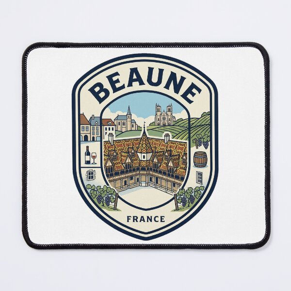 Item preview, Beaune France Burgundy Wine Region Travel Badge designed and sold by k3rstman1.