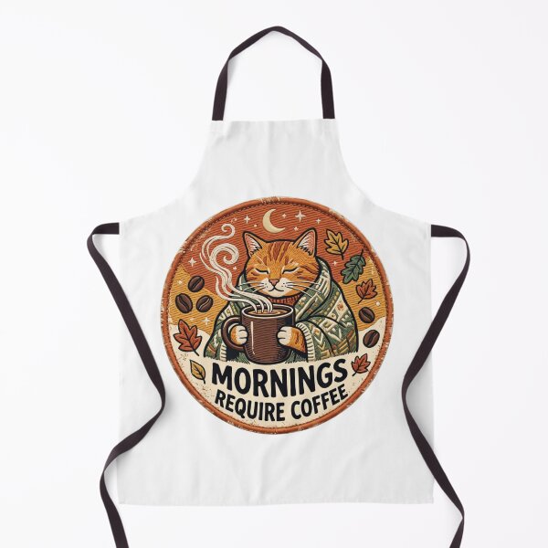 Item preview, Cozy Orange Cat Vintage Retro Coffee Design designed and sold by urbinet.