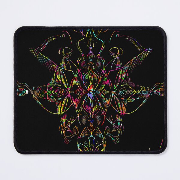 Item preview, Authenticated Neon Dove Totem - Hand-Drawn Abstract Art with Unique Color Hash designed and sold by Outlet Raloel.