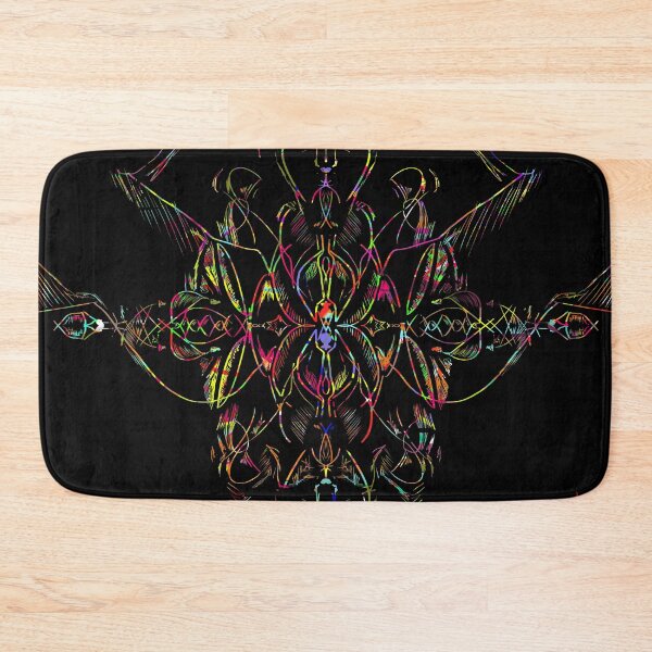 Item preview, Authenticated Neon Dove Totem - Hand-Drawn Abstract Art with Unique Color Hash designed and sold by Outlet Raloel.