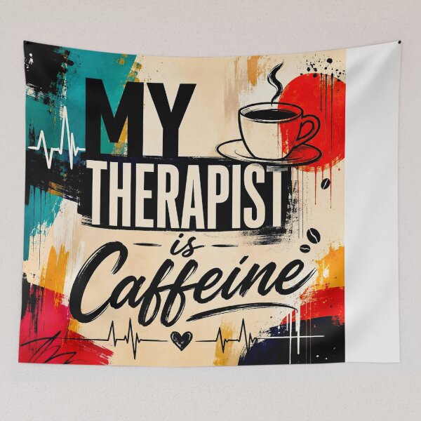 Item preview, My therapist is caffeine designed and sold by Helios Be. Lavsh.