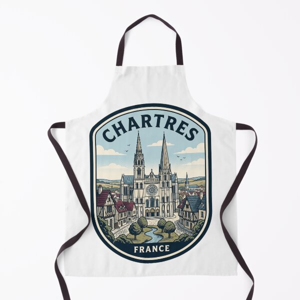 Item preview, Chartres France Cathedral Vintage Travel Badge designed and sold by k3rstman1.