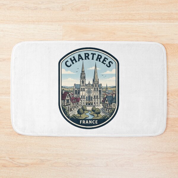 Item preview, Chartres France Cathedral Vintage Travel Badge designed and sold by k3rstman1.
