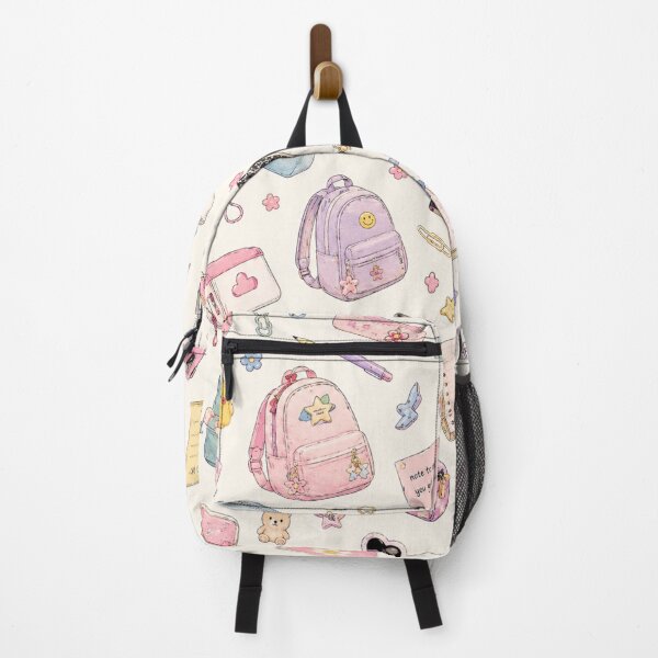 Item preview, Kawaii School Supplies Aesthetic Pattern Design designed and sold by NinaVibeStudio.